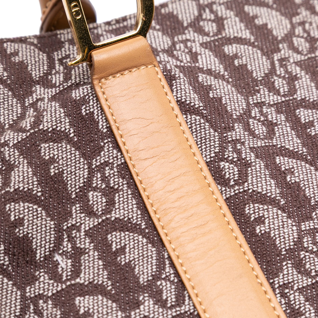 Dior Diorissimo Trotter Canvas Tote Bruin