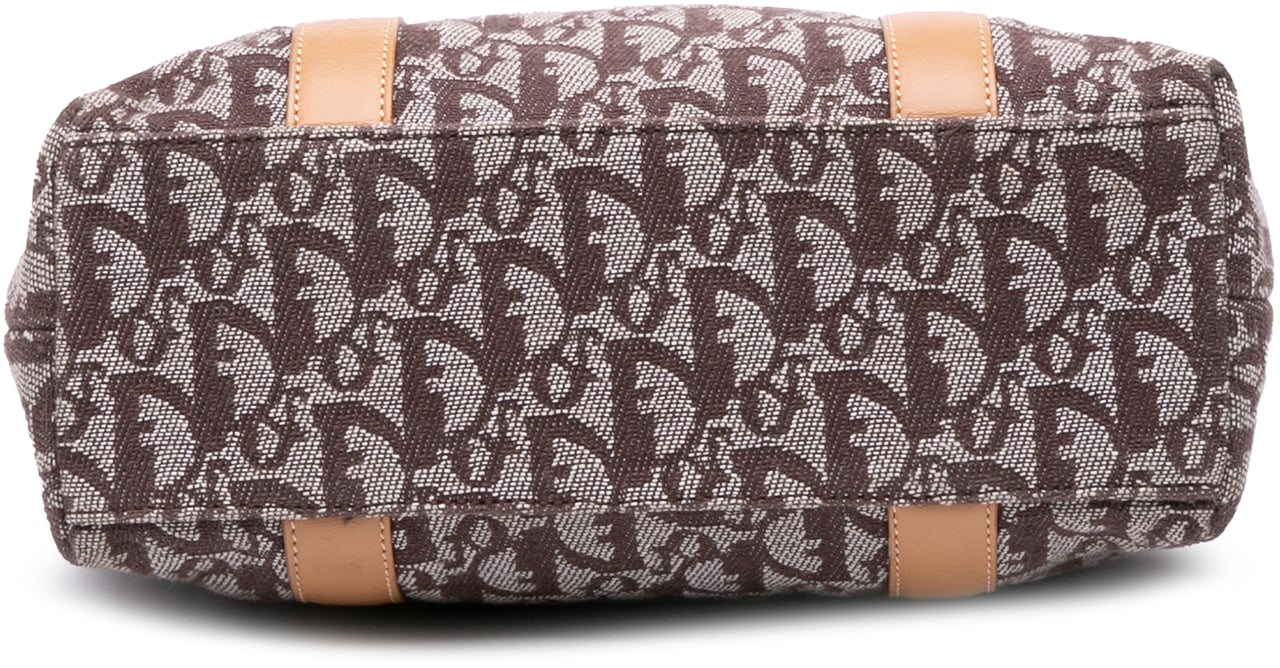Dior Diorissimo Trotter Canvas Tote Bruin