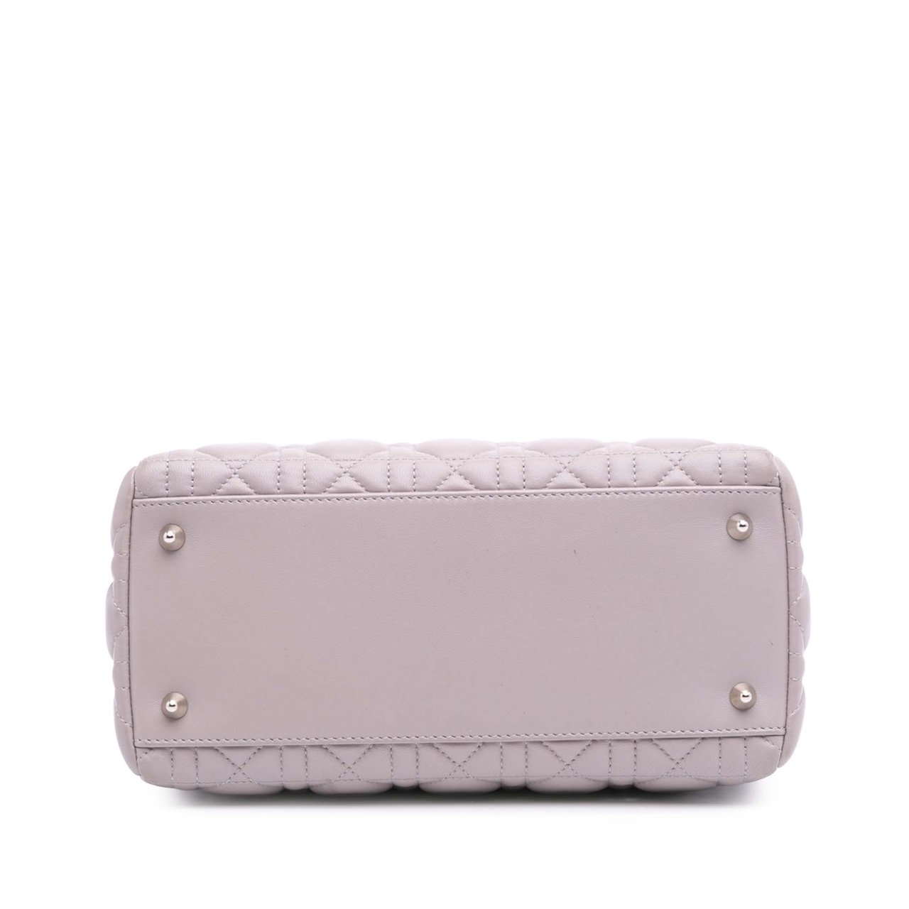 Dior Medium Lambskin Cannage Lady Dior Paars