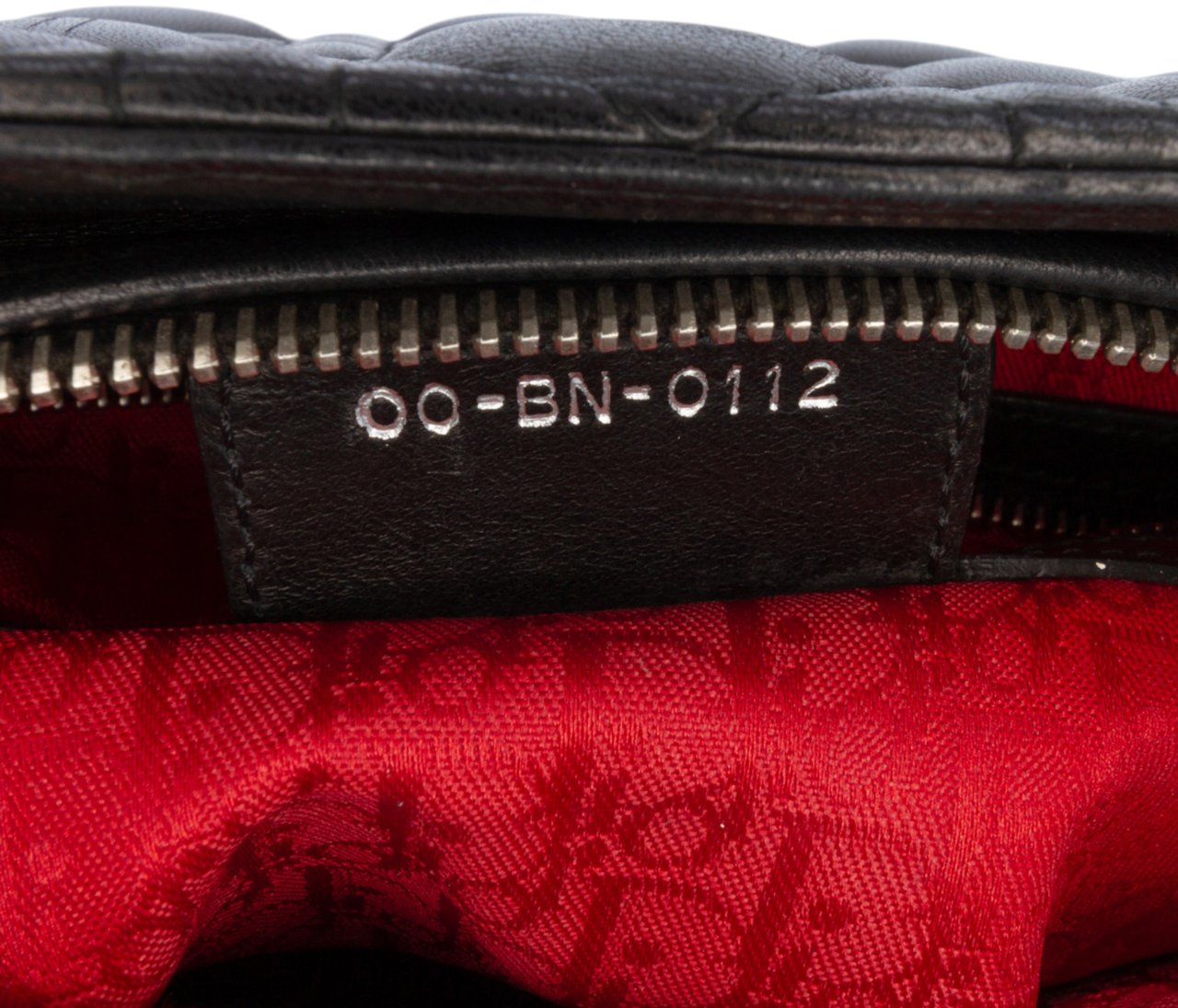 Dior Large Lambskin Cannage Lady Dior Zwart