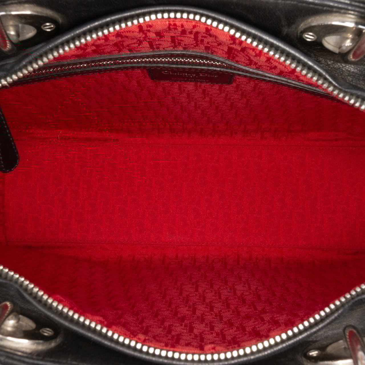 Dior Large Lambskin Cannage Lady Dior Zwart