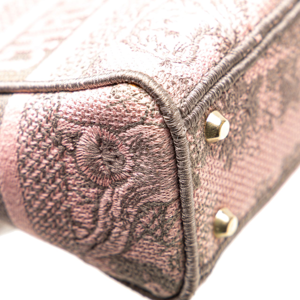 Dior Mini Embroidered Canvas Toile De Jouy Lady D Lite Roze