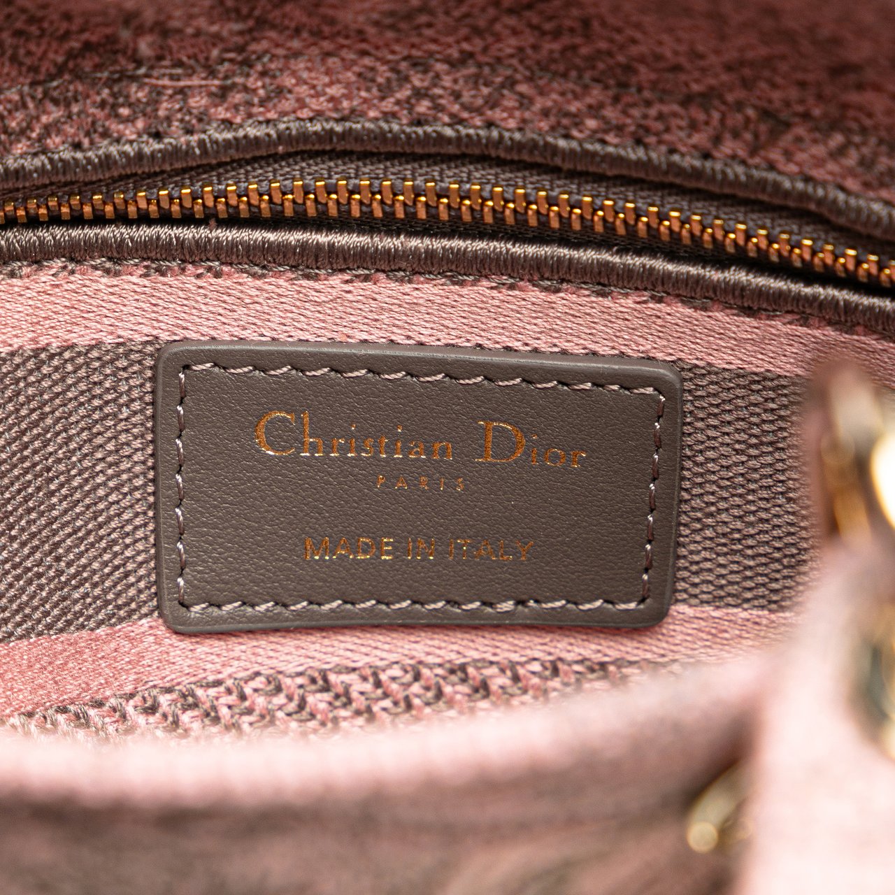 Dior Mini Embroidered Canvas Toile De Jouy Lady D Lite Roze