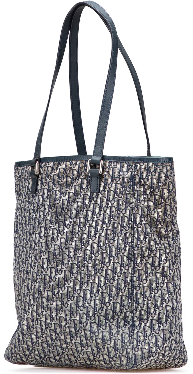 Dior Diorissimo Trotter Canvas Tote Blauw