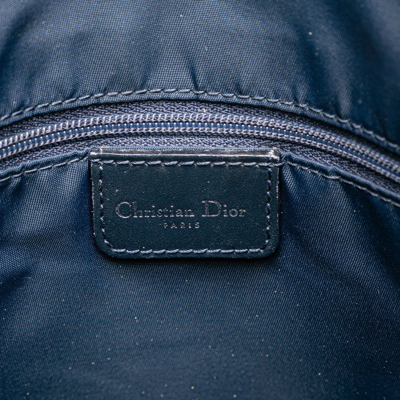 Dior Diorissimo Trotter Canvas Tote Blauw
