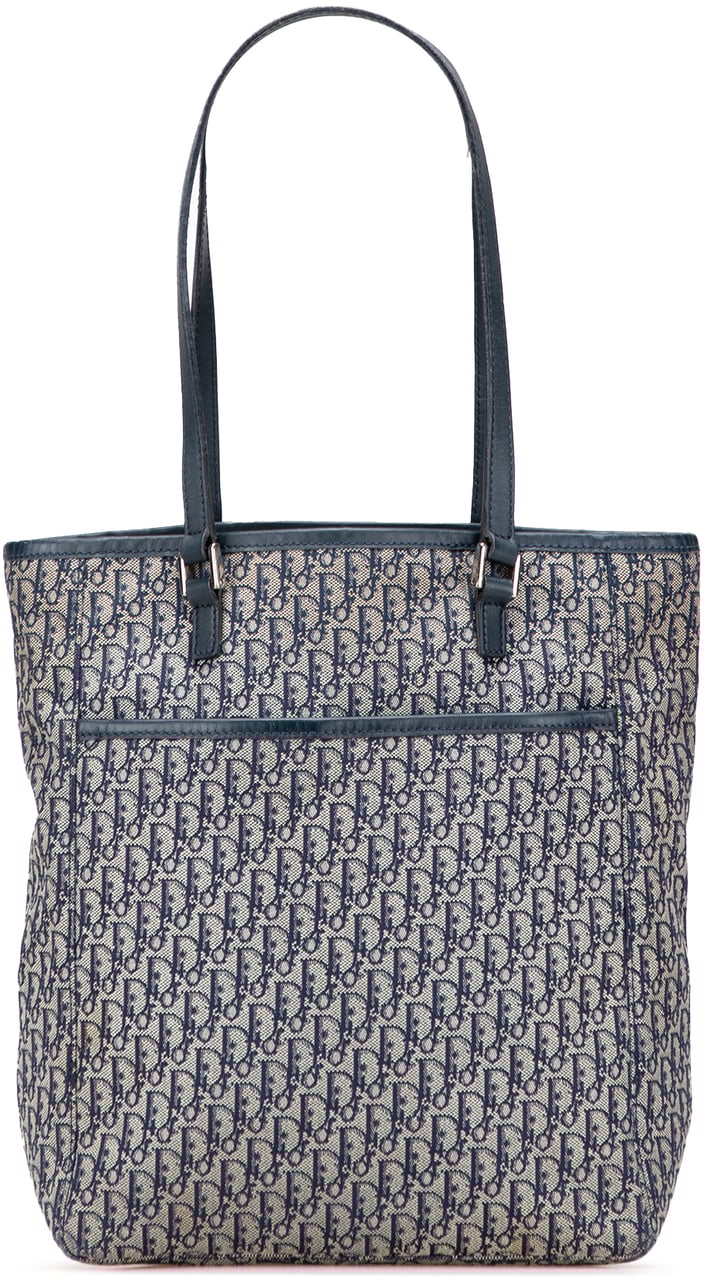 Dior Diorissimo Trotter Canvas Tote Blauw