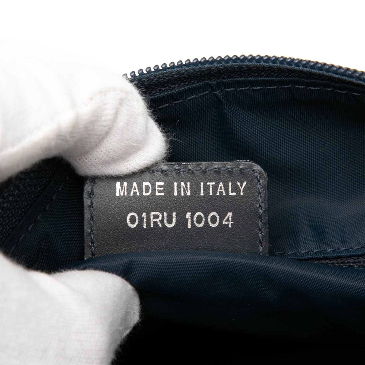 Dior Diorissimo Trotter Canvas Crossbody Blauw