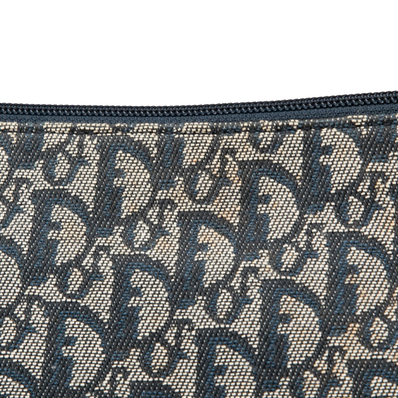 Dior Diorissimo Trotter Canvas Crossbody Blauw