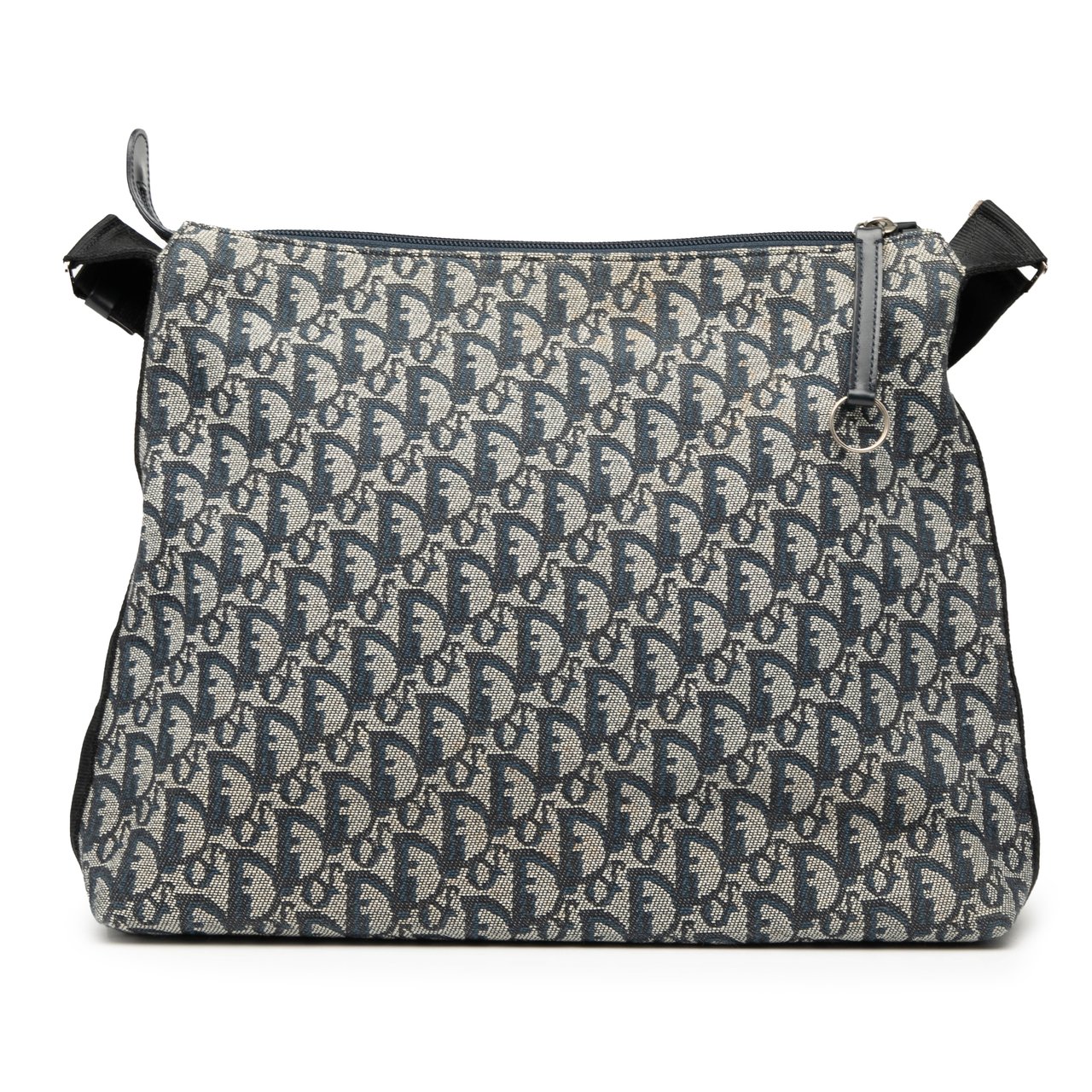 Dior Diorissimo Trotter Canvas Crossbody Blauw