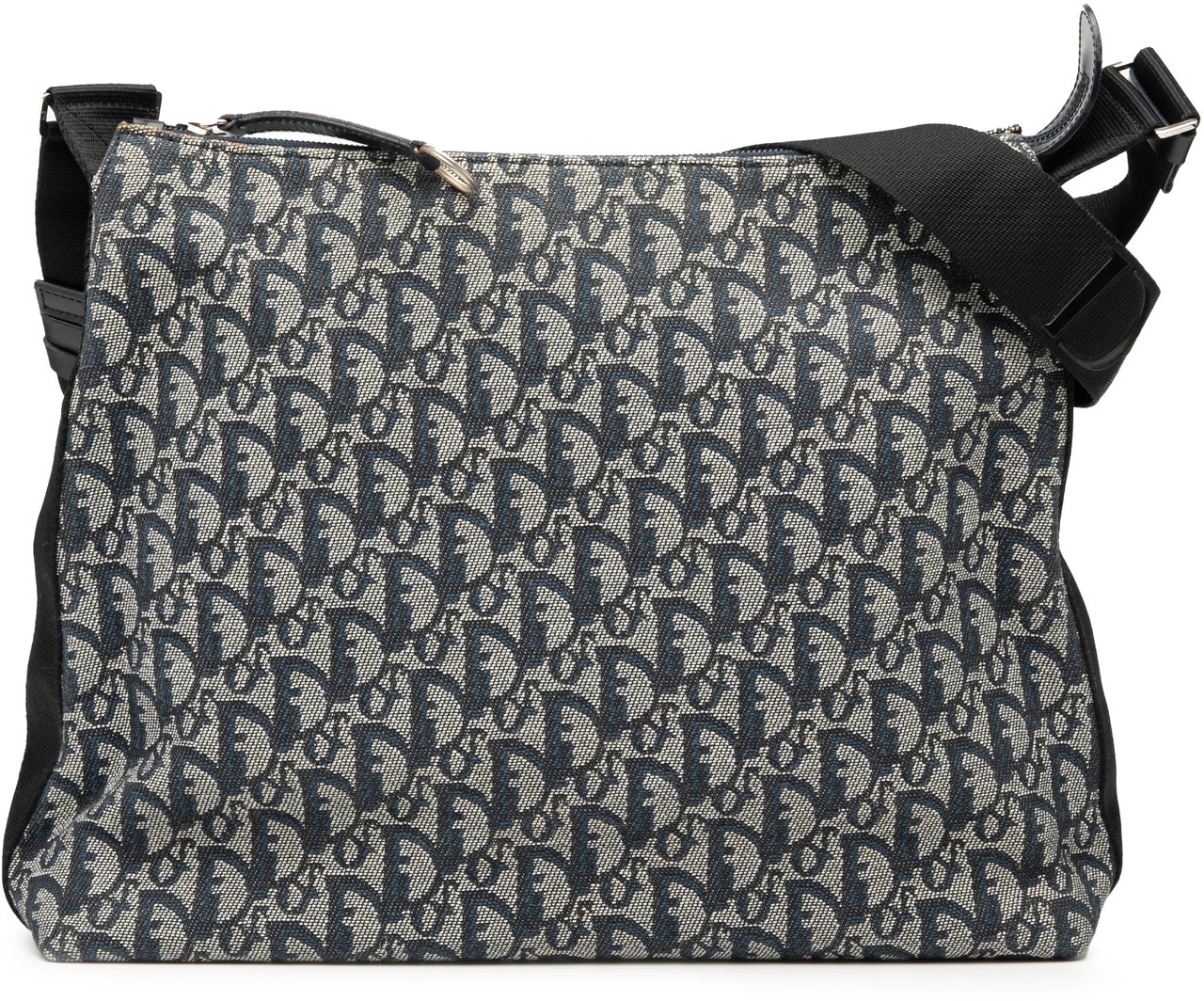 Dior Diorissimo Trotter Canvas Crossbody Blauw