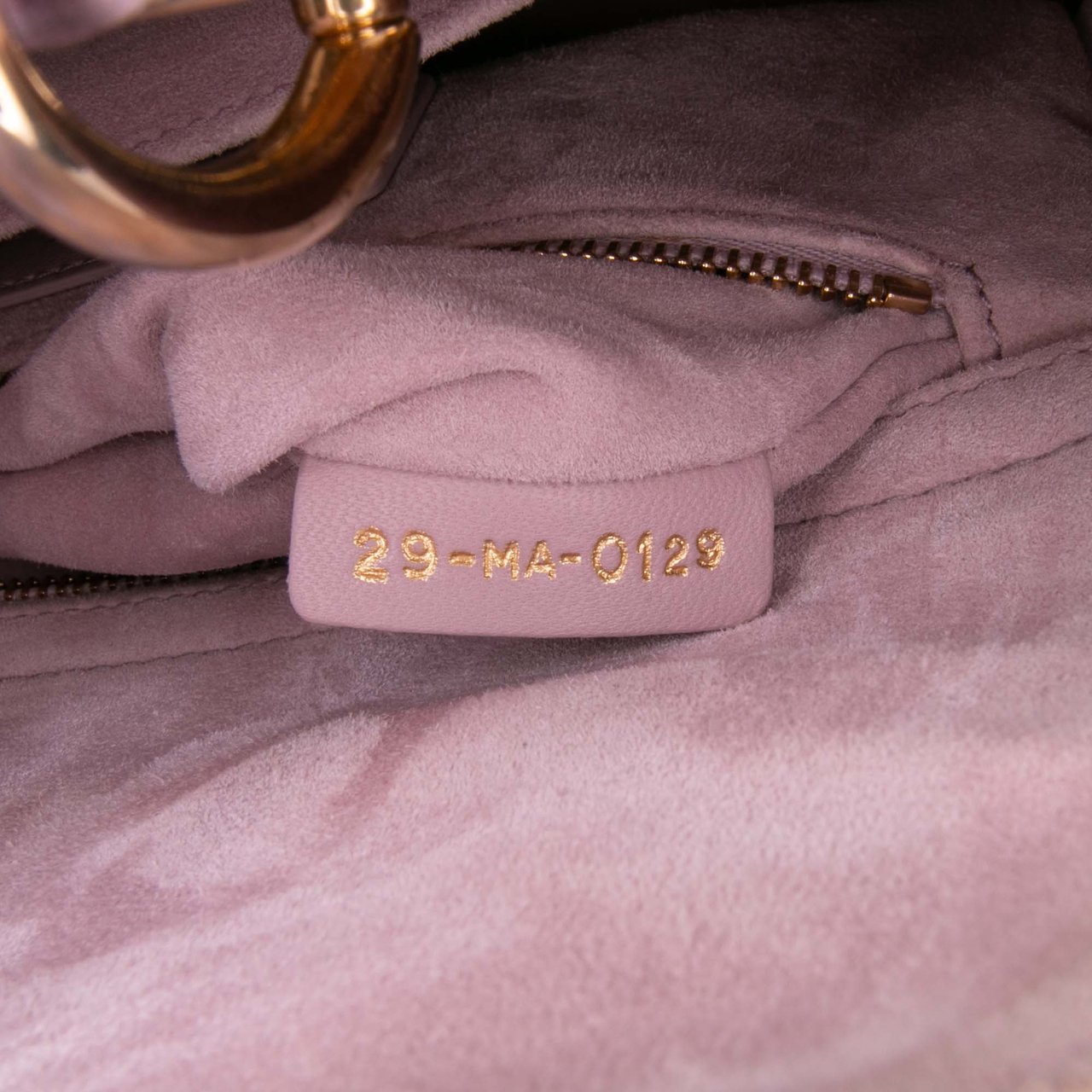 Dior Small Satin Cannage Swarovski Lady Dior Roze