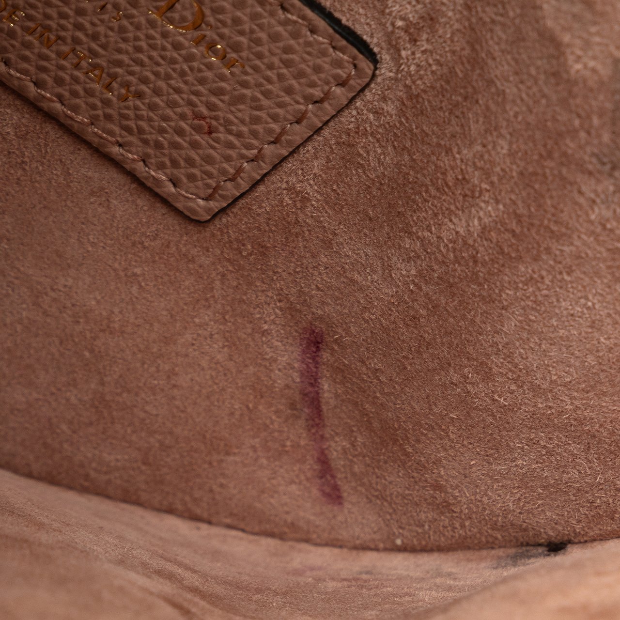 Dior Leather Saddle Belt Bag Bruin
