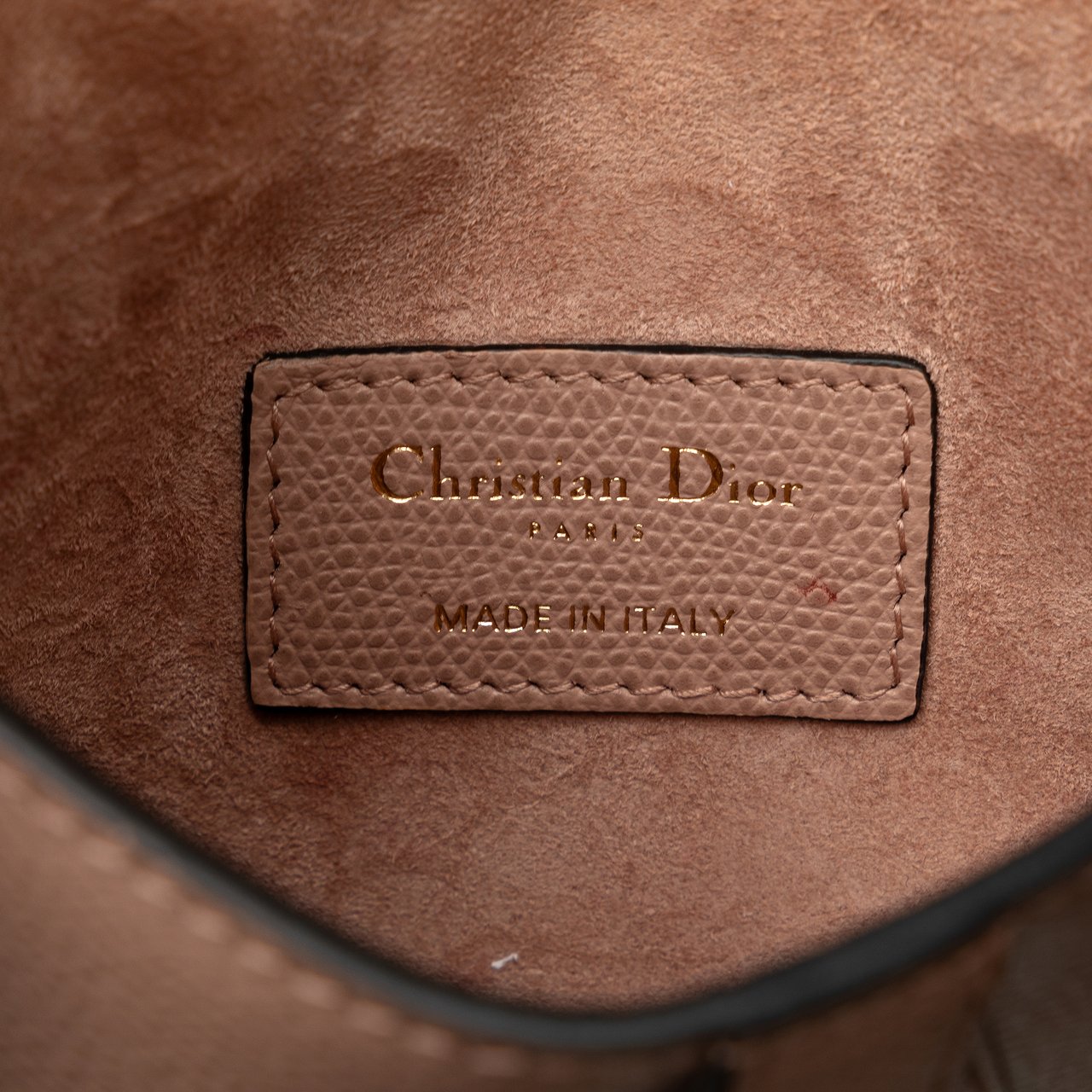 Dior Leather Saddle Belt Bag Bruin