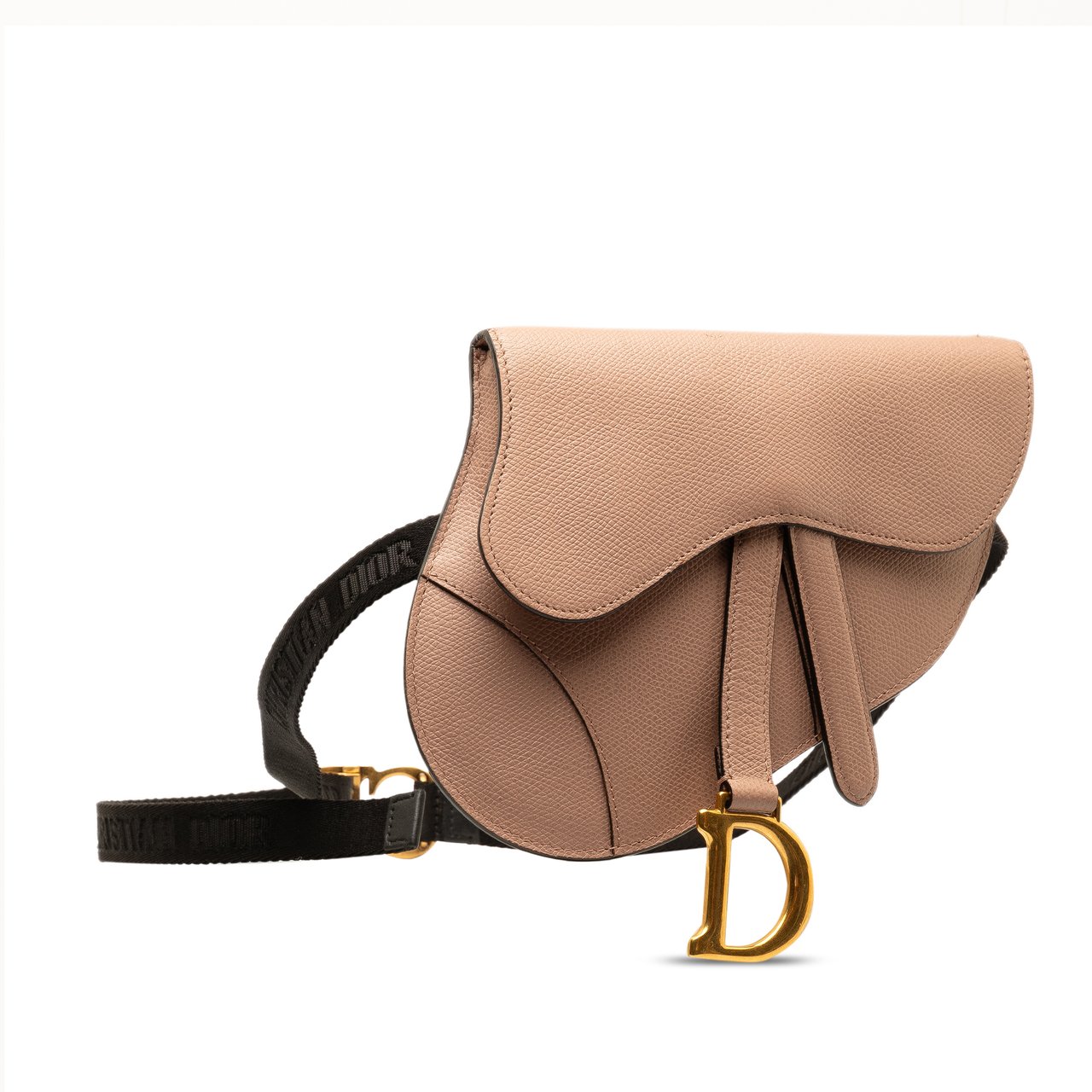 Dior Leather Saddle Belt Bag Bruin
