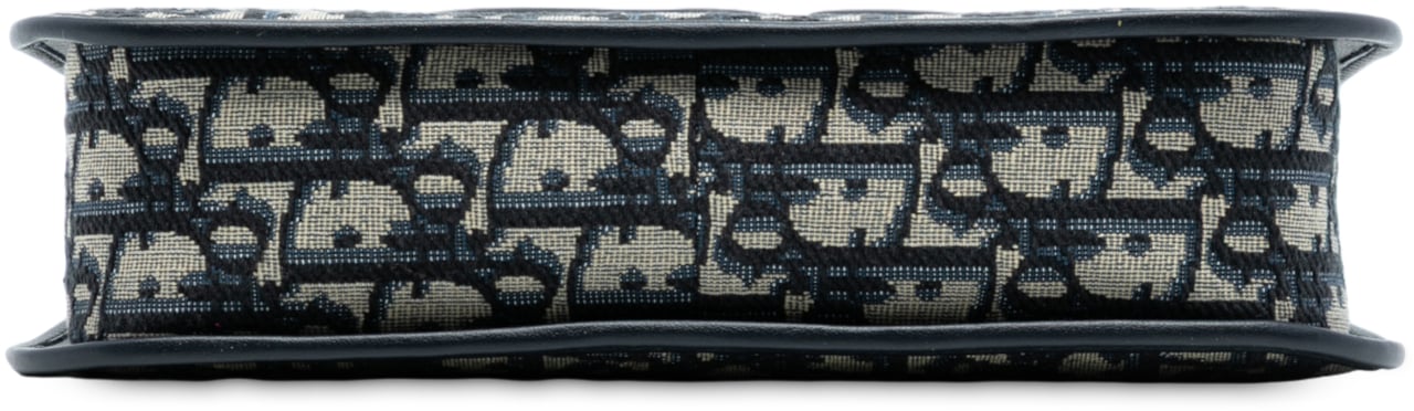 Dior Mini Oblique Canvas CD Signature Hobo Blauw