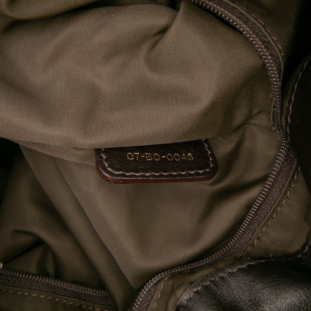 Dior Nylon Cannage Lovely Shopper Tote Bruin