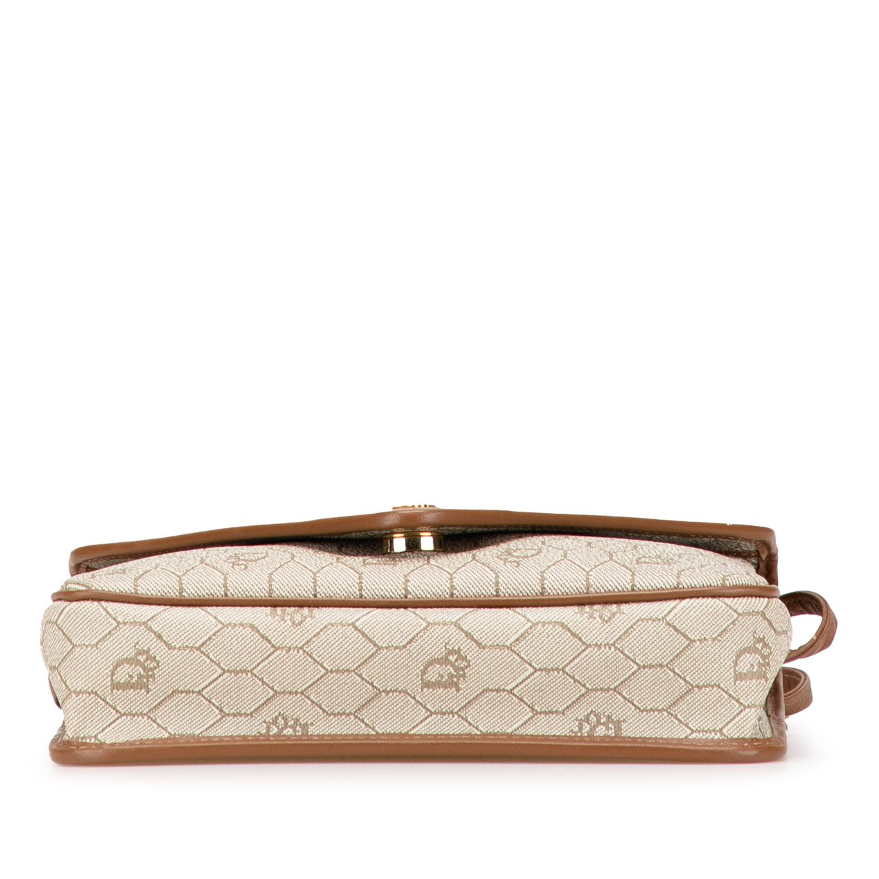 Dior Honeycomb Coated Canvas Crossbody Bruin