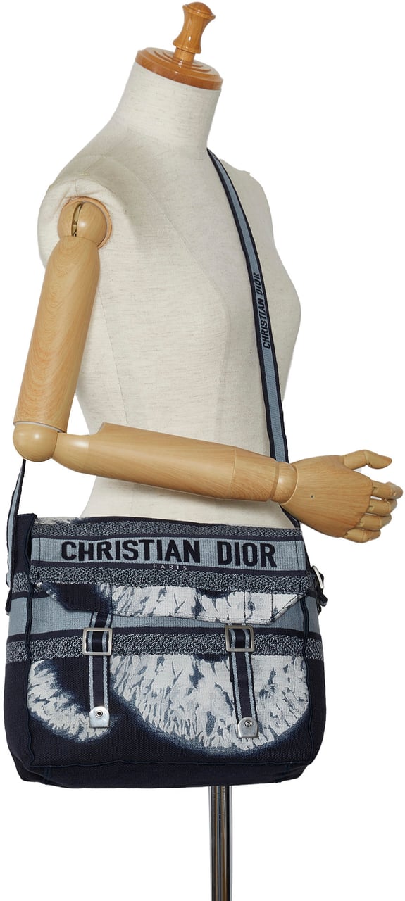 Dior Tie Dye Diorcamp Messenger Bag Blauw
