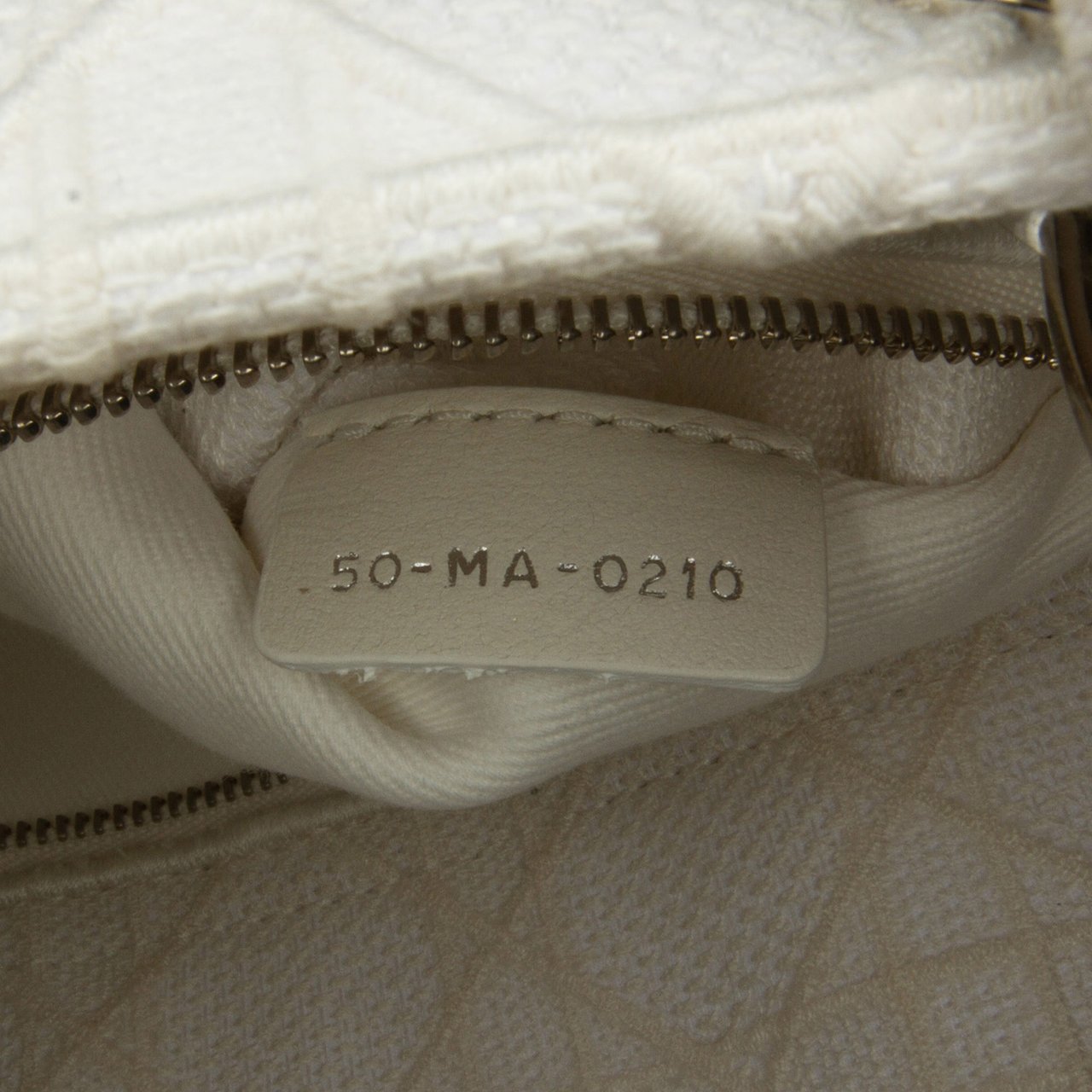 Dior Medium Canvas Cannage Lady D Lite Wit