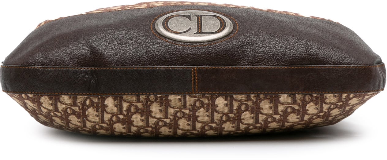 Dior Oblique Canvas Crossbody Bruin