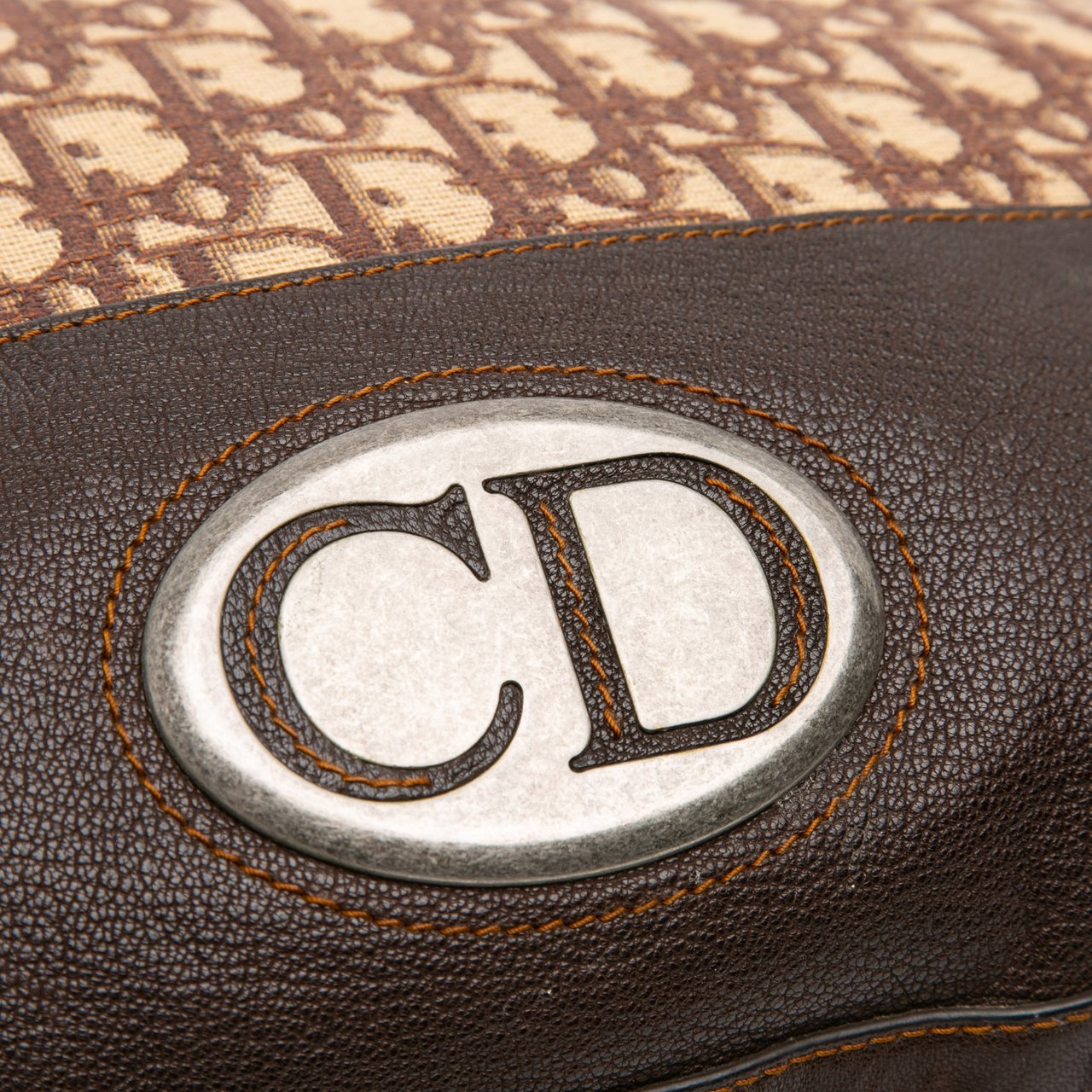 Dior Oblique Canvas Crossbody Bruin