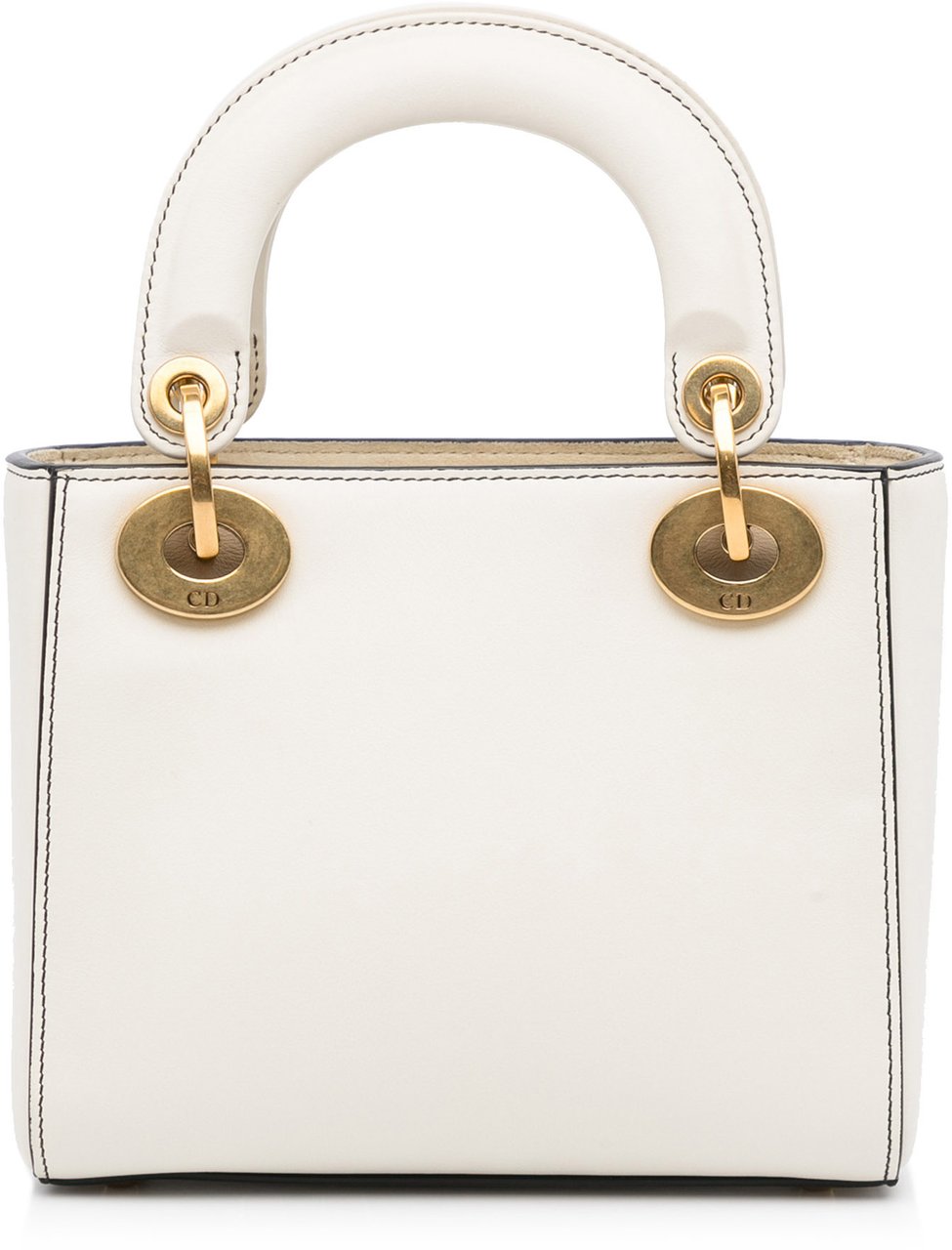 Dior Niki De Saint Phalle Mini Calfskin Dioramour Lady Dior Wit