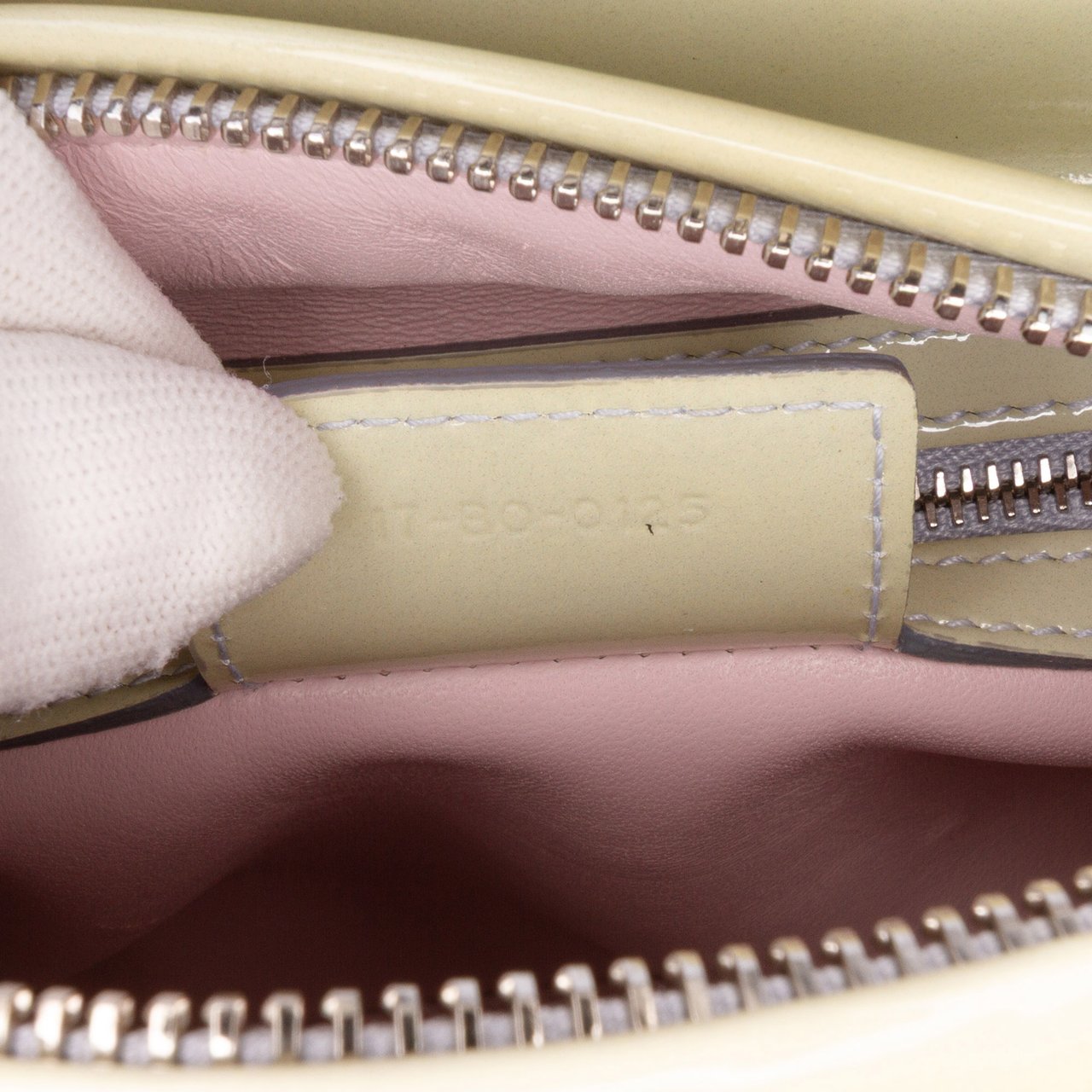 Dior Medium Ombre Patent Cannage Lady Dior Groen