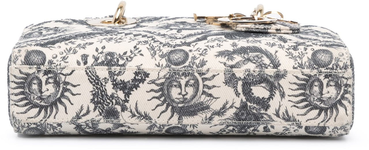 Dior Small Denim Toile de Jouy Soleil Lady D Joy Wit