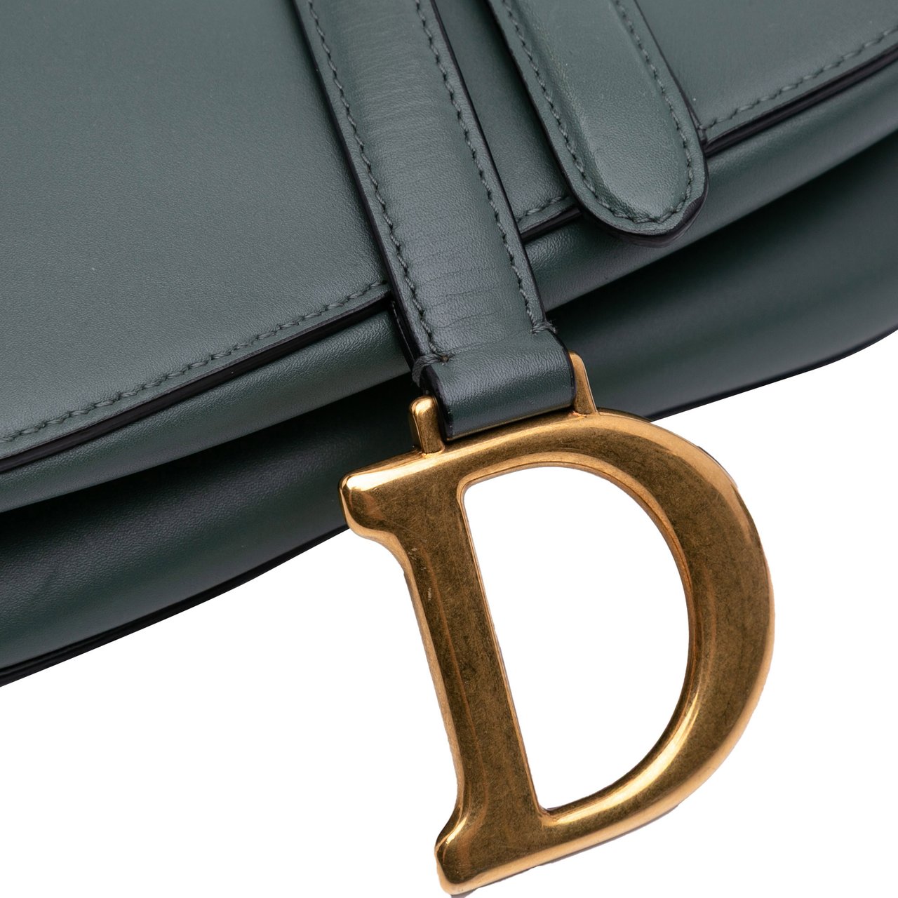 Dior Calfskin Saddle Bag Groen