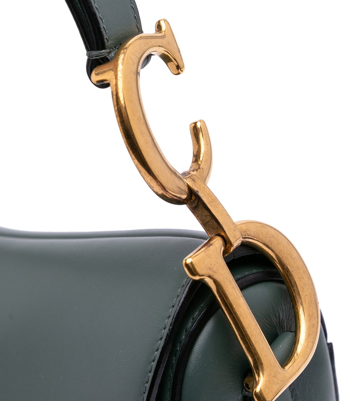 Dior Calfskin Saddle Bag Groen