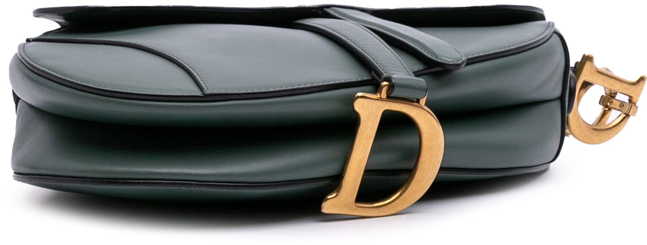 Dior Calfskin Saddle Bag Groen
