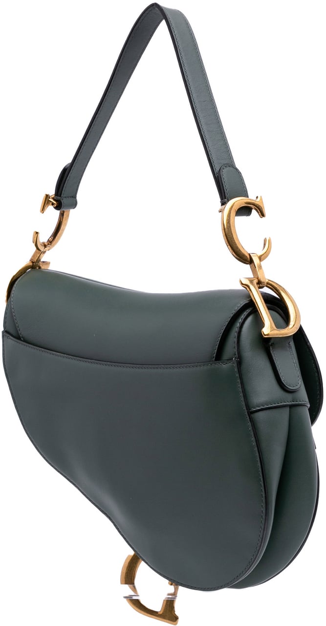 Dior Calfskin Saddle Bag Groen