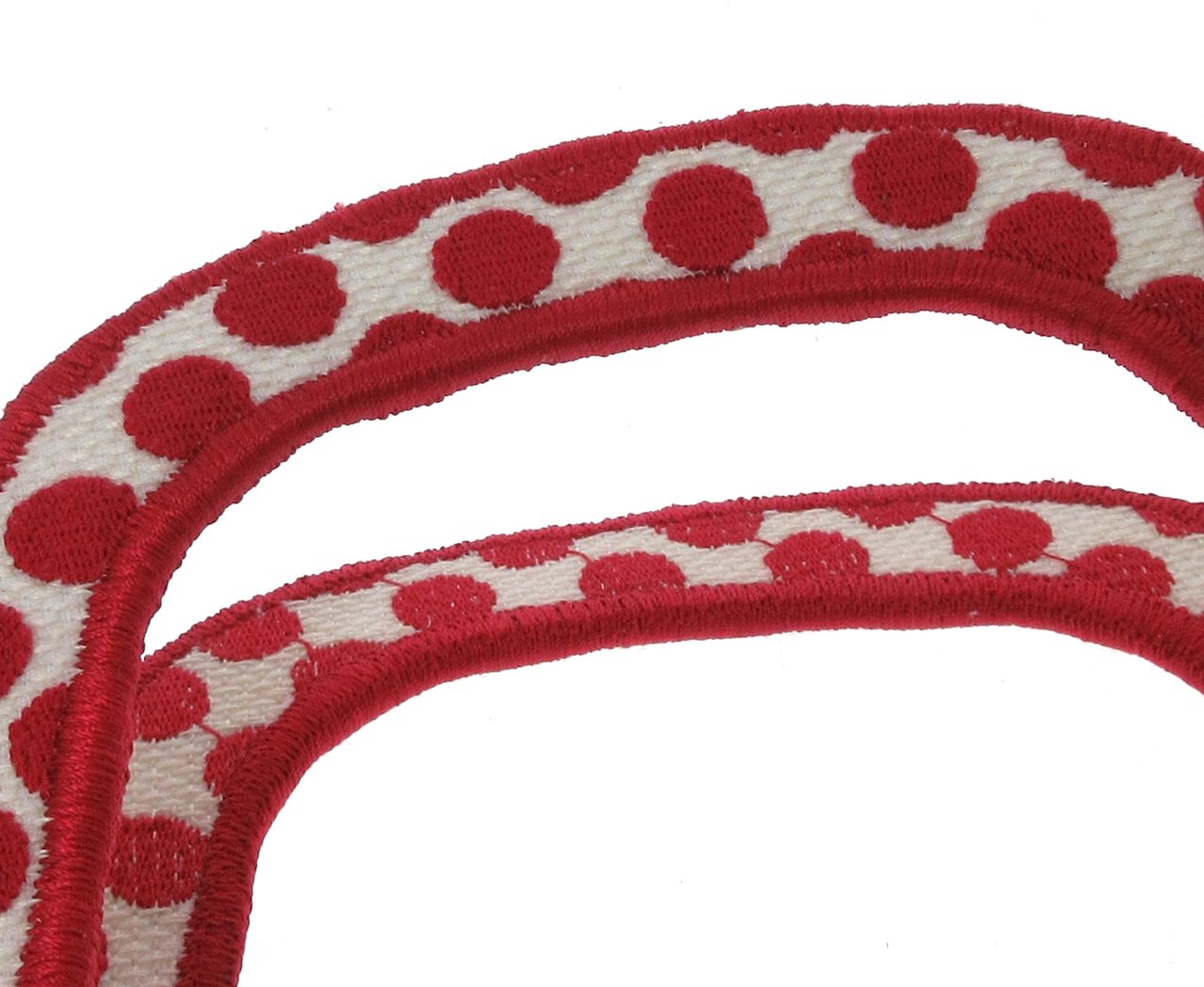 Dior DiorAmour Mini Embroidered Canvas Dots Book Tote Rood