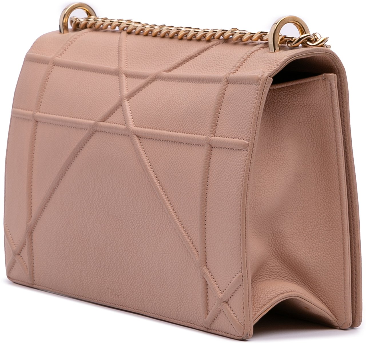 Dior Medium Grained Calfskin Diorama Flap Roze