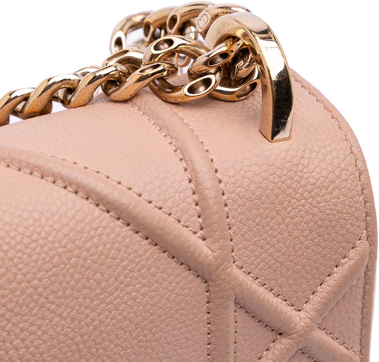 Dior Medium Grained Calfskin Diorama Flap Roze