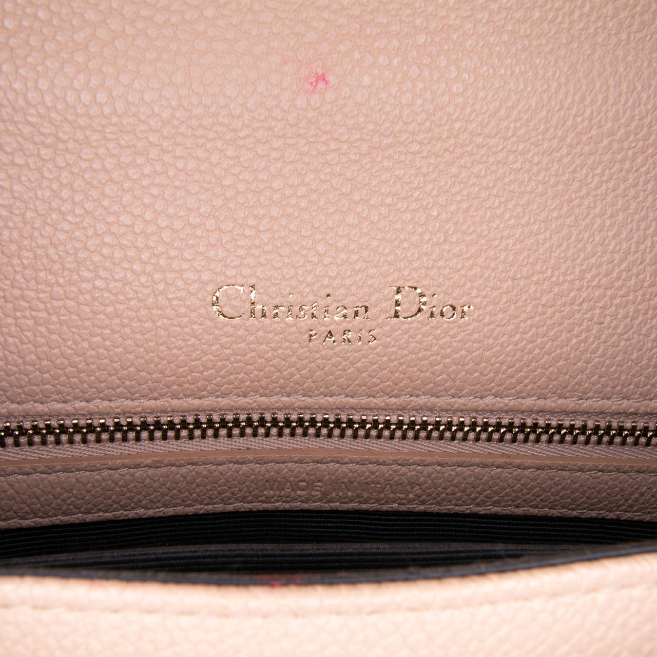 Dior Medium Grained Calfskin Diorama Flap Roze