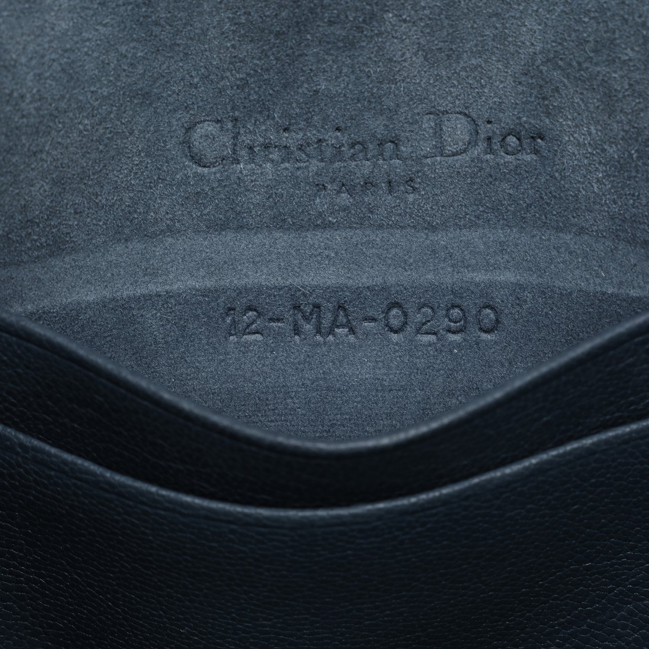 Dior Leather Saddle Belt Bag Blauw