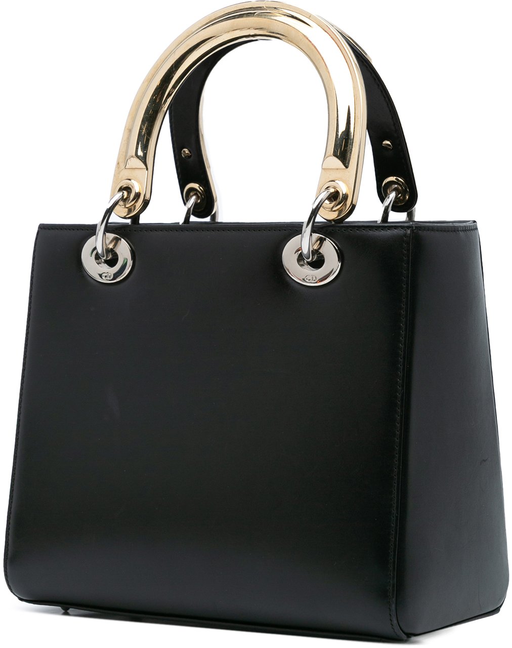 Dior Medium Calfskin Patch Embellished Lady Dior Zwart