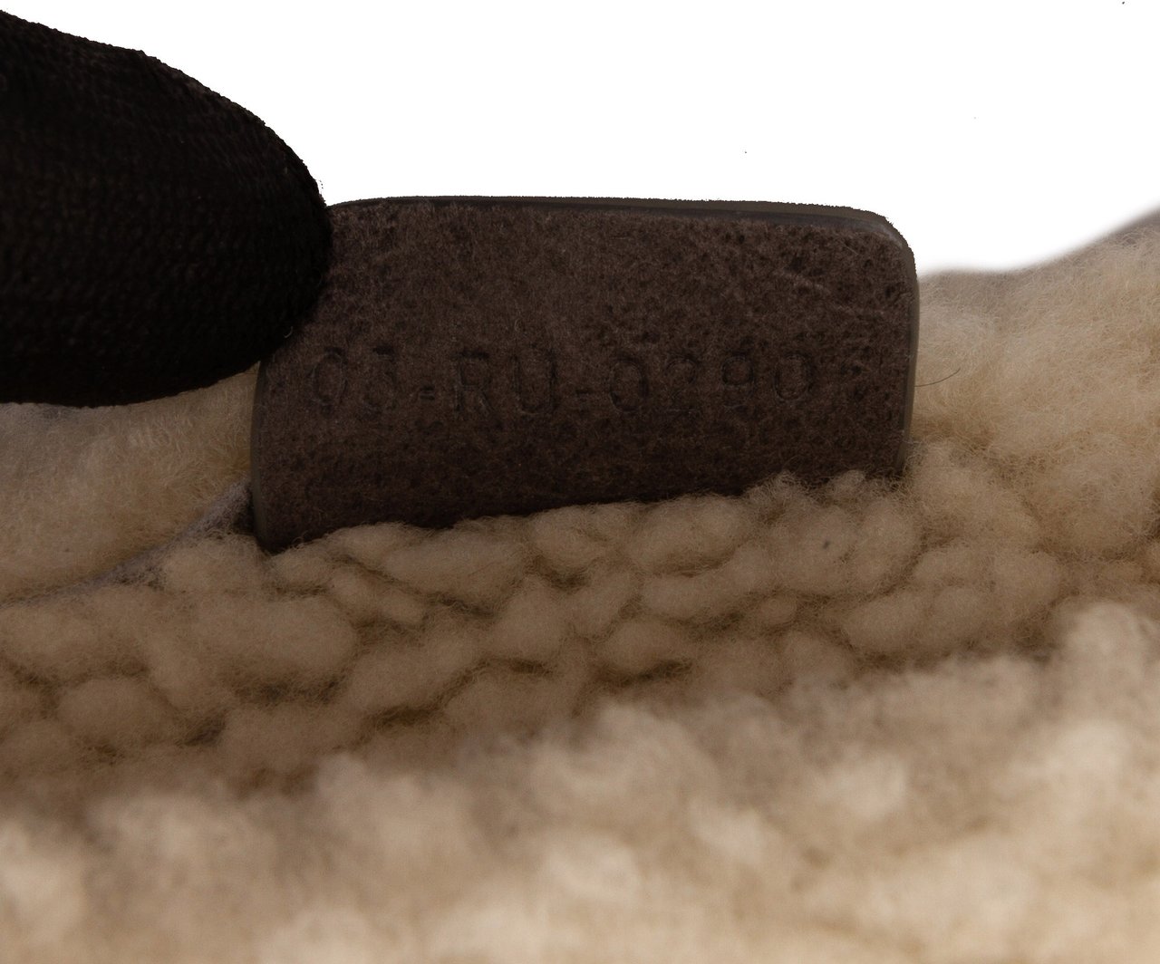 Dior Shearling Suede Saddle Bag Grijs