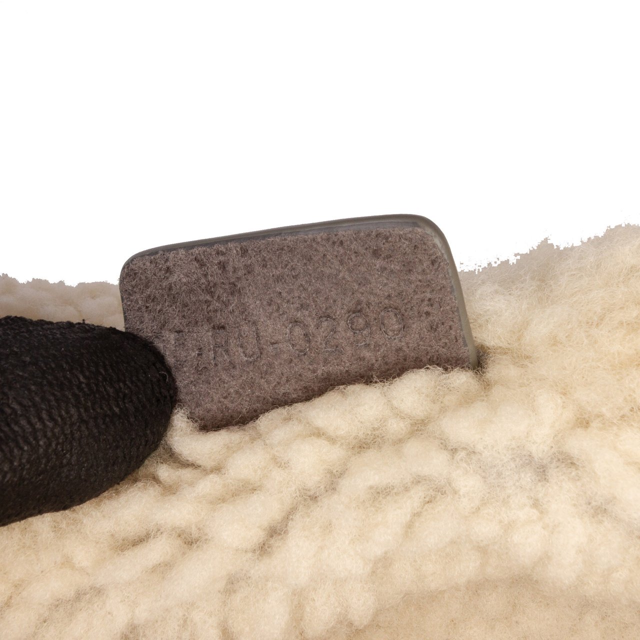 Dior Shearling Suede Saddle Bag Grijs