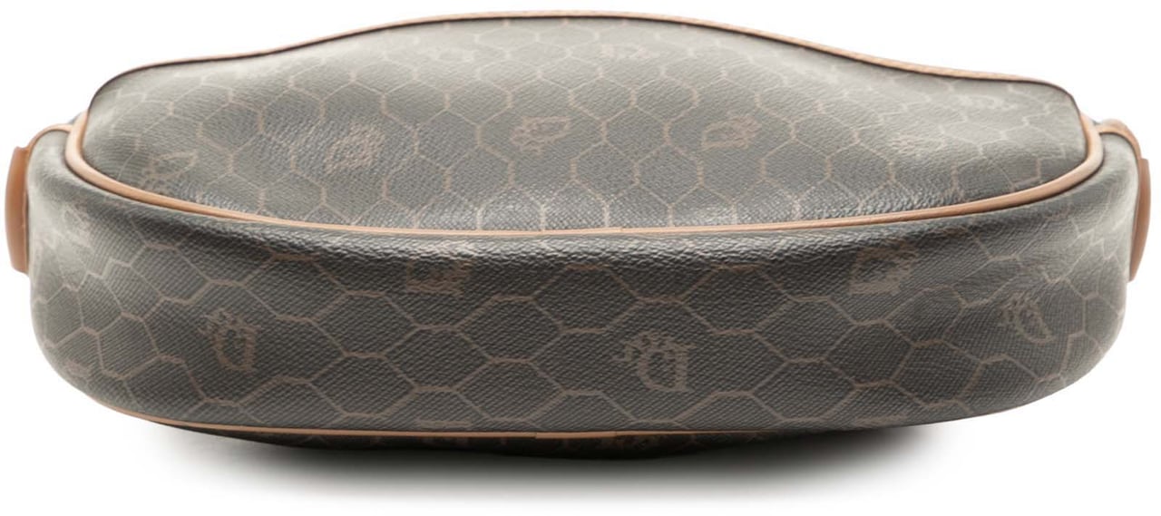 Dior Honeycomb Coated Canvas Crossbody Zwart