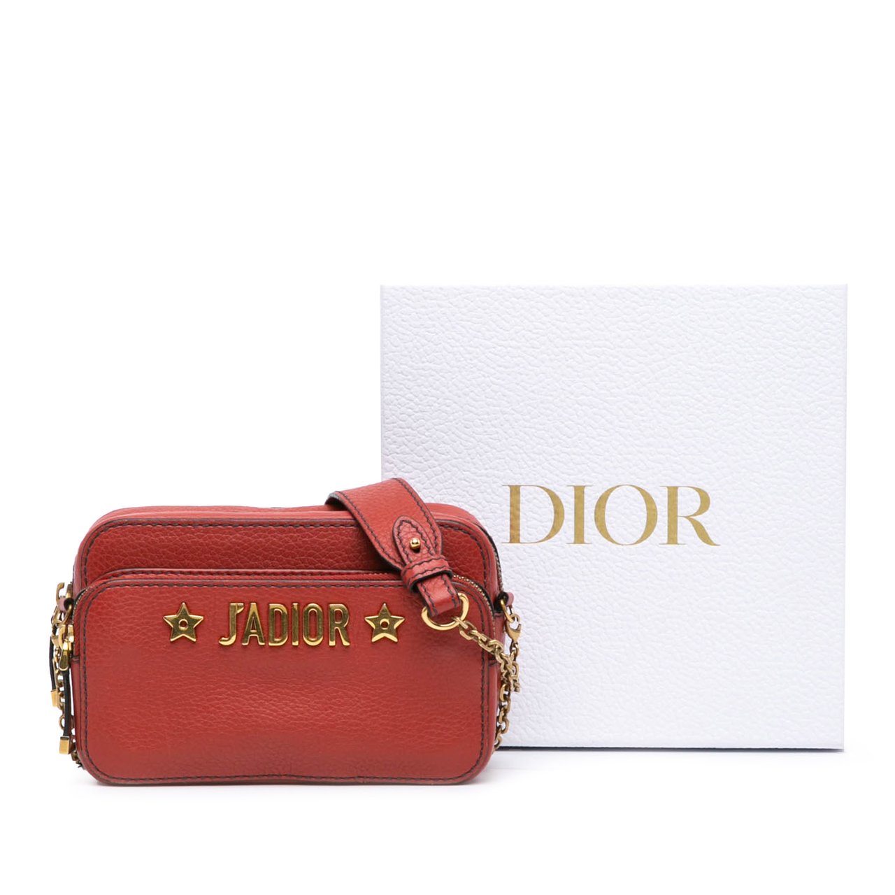 Dior Leather JAdior Camera Bag Rood