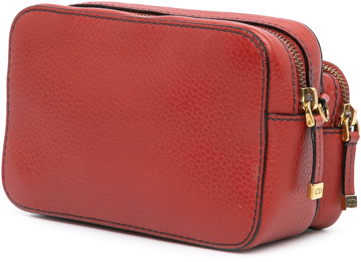 Dior Leather JAdior Camera Bag Rood