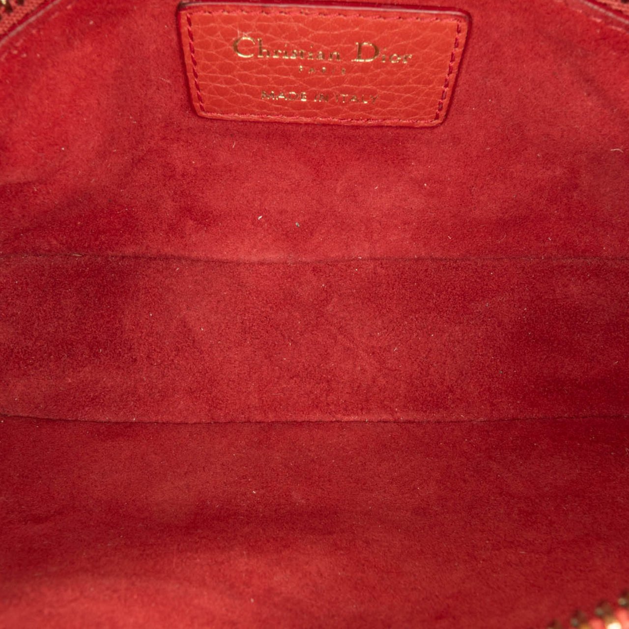 Dior Leather JAdior Camera Bag Rood
