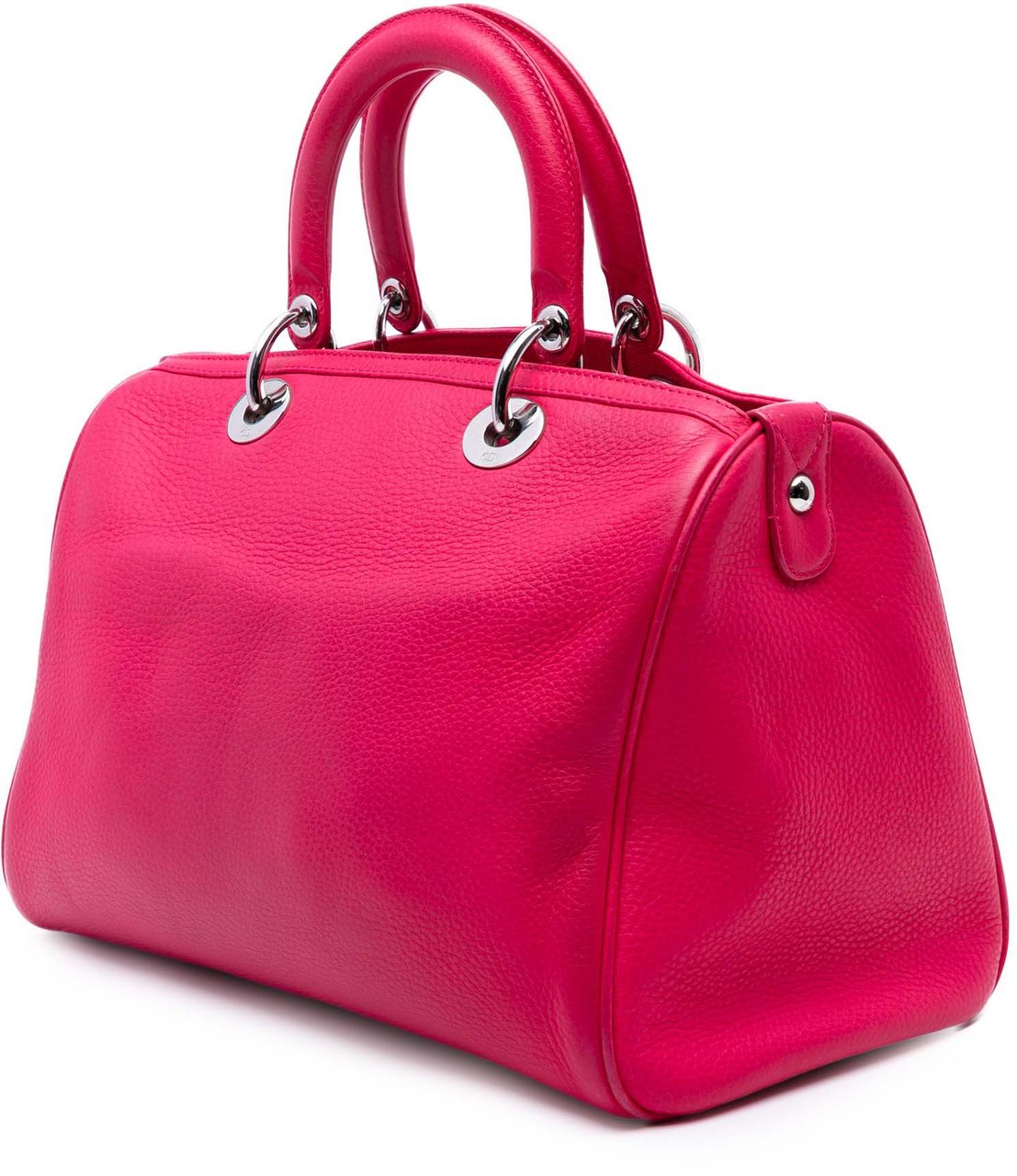 Dior Medium Leather Diorissimo Satchel Roze