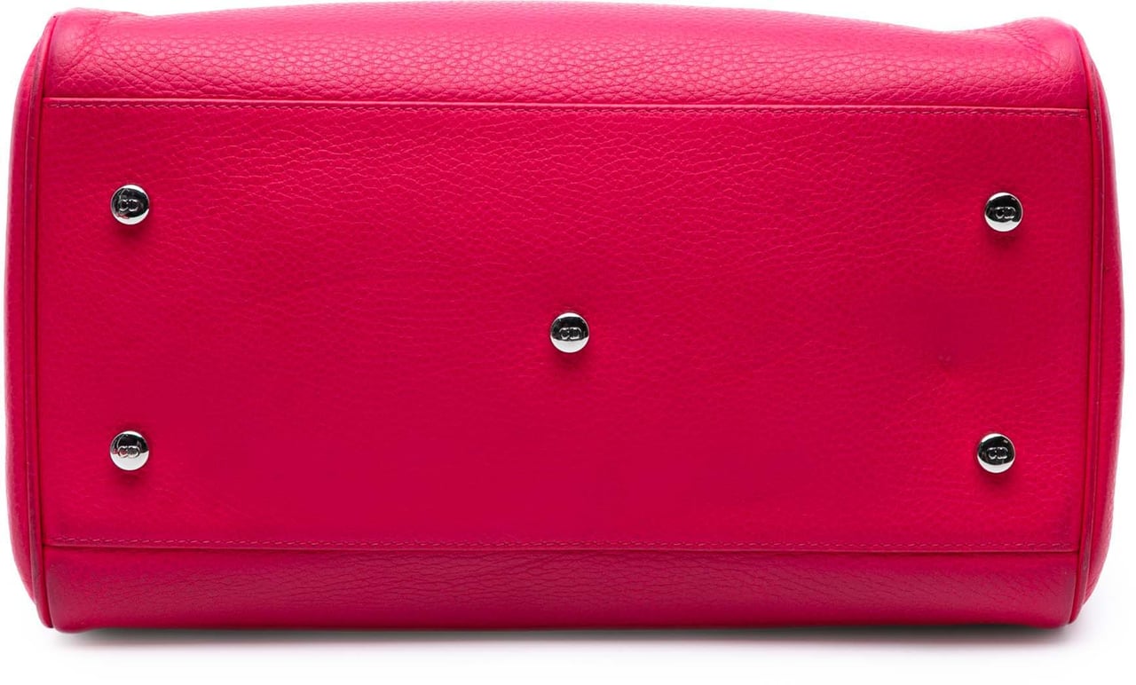 Dior Medium Leather Diorissimo Satchel Roze