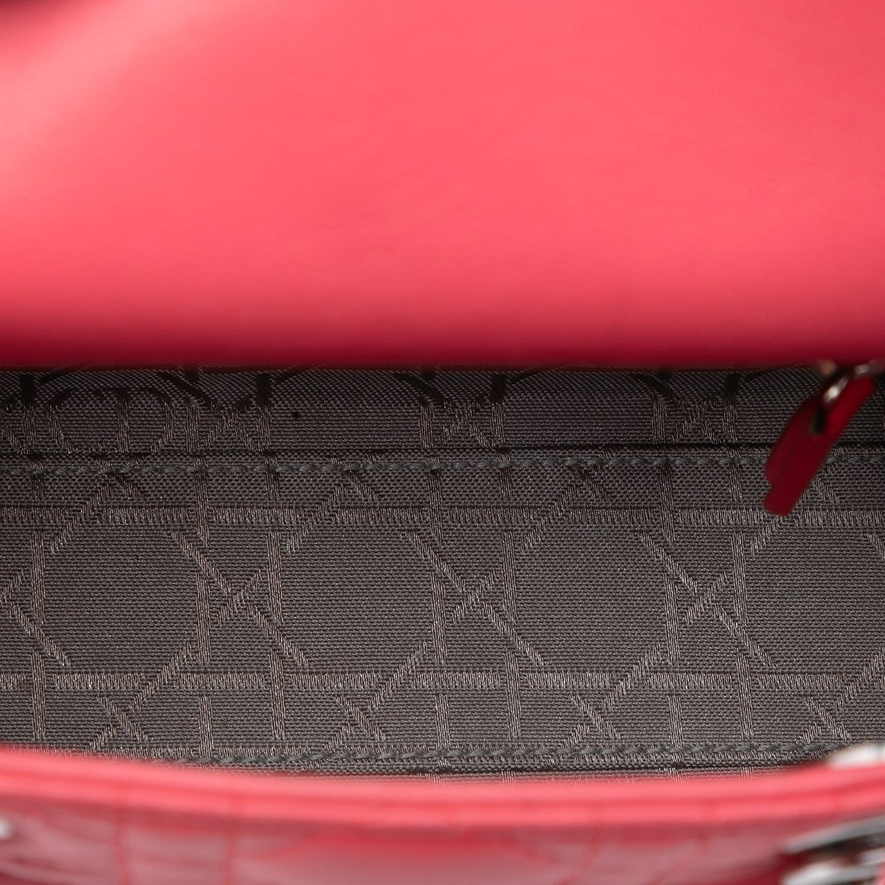 Dior Mini Lambskin Cannage Lady Dior Roze