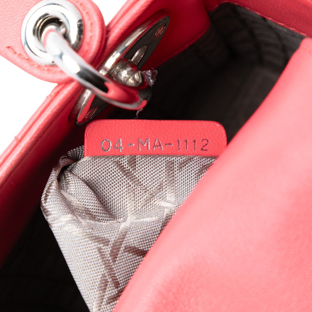 Dior Mini Lambskin Cannage Lady Dior Roze