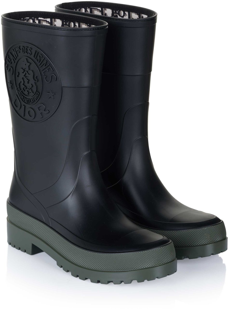 Dior Dior Gummistiefel schwarz Zwart