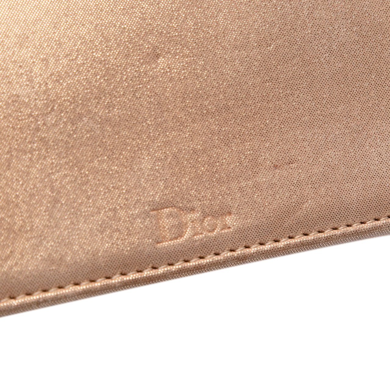 Dior Small Iridescent Lambskin Diorama Flap Goud
